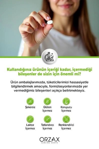 OCEAN Extramag 200 Mg Magnezyum Içeren Takviye Edici Gıda 60 Tablet - 7