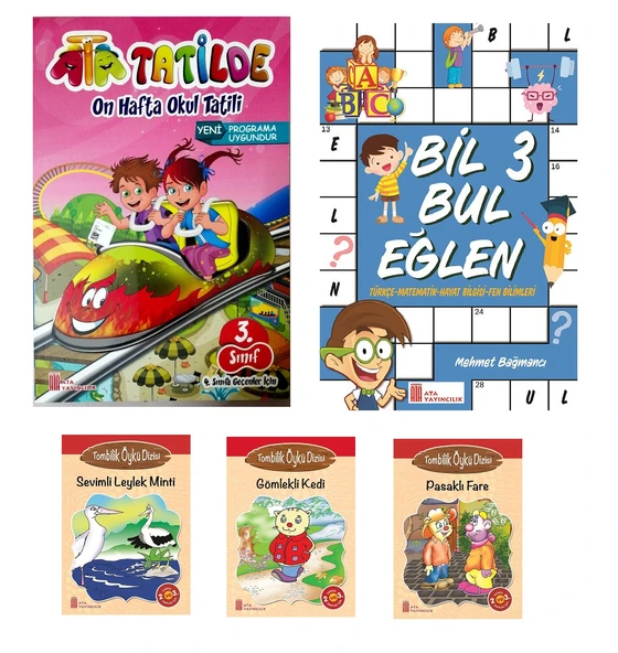 Ata 3.Sınıf Tatilde Eğleniyorum Seti ürün görseli 1