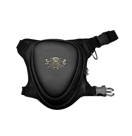 Forte Gt TEX 45 Chopper Bacak Çantası Suni Deri Çanta Motosiklet Bacak Ve Bel Çantası - Resim 2