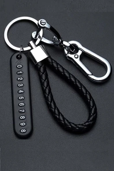 ® Anahtarlığa TakılabilenTelefon Numarası Etiketli Numaratörlü Anahtarlık