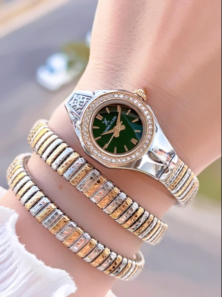 Daniel Klein Yeni Sezon Dolamalı Çelik Kordon 3 Atm 2 Yıl Garantili Kadın Kol Saati+Bileklik 10085.5 ürün görseli