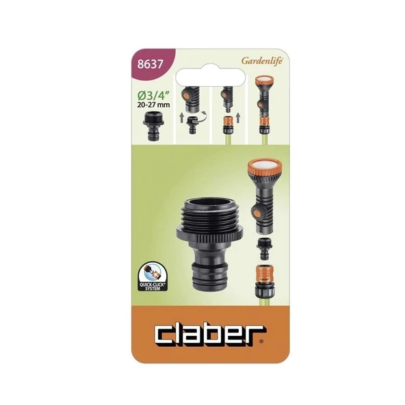 SPRİNKLER ADAPTÖRÜ 3/4 CLABER 8637 - 3