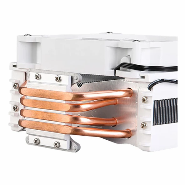 Zalman CNPS10X Optima II RGB AM5/1700P Beyaz İşlemci Hava Soğutucu - Resim 3