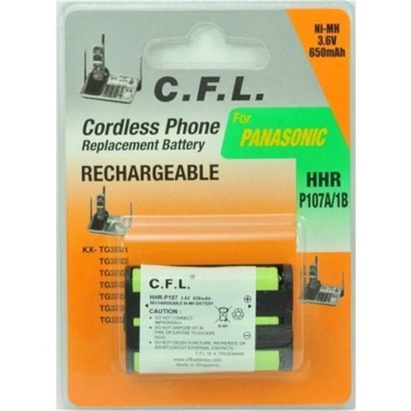 CFL P 107 3,6 V 650 MAH - 1