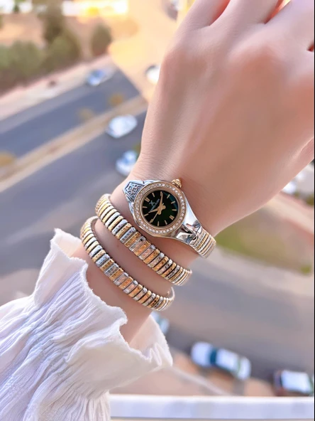 Daniel Klein Yeni Sezon Dolamalı Çelik Kordon 3 Atm 2 Yıl Garantili Kadın Kol Saati+Bileklik 10085.5 - Resim 2