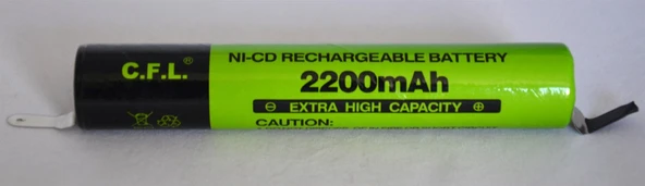 CFL 3'LÜ SÜPÜRGE PİLİ 3.6 2200 MAH - Resim 2