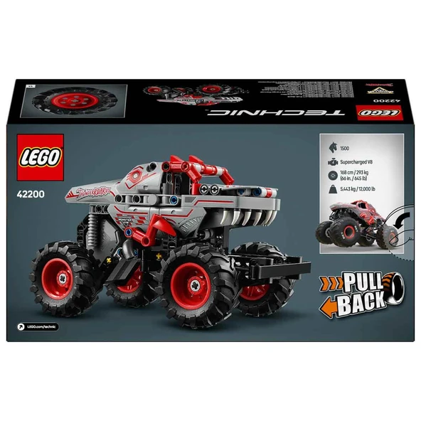 Lego 42200 Technic Monster Jam ThunderROARus Çek-Bırak - Resim 3