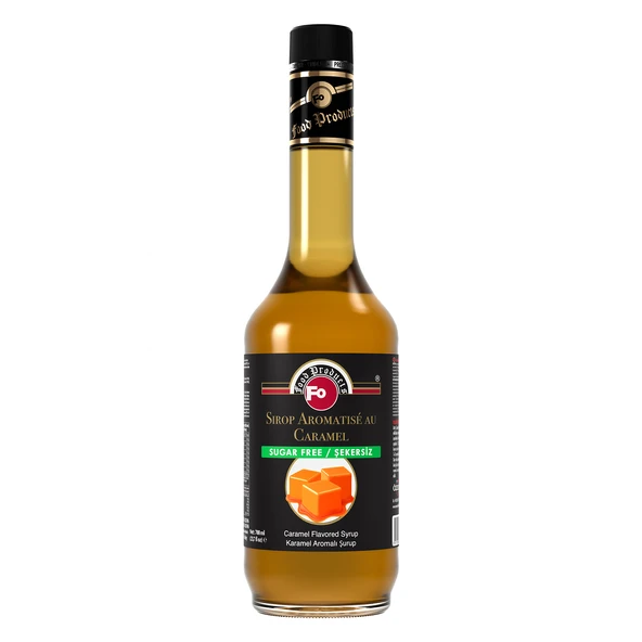 FO Karamel Aromalı Şurup - Şekersiz 700 ml ürün görseli