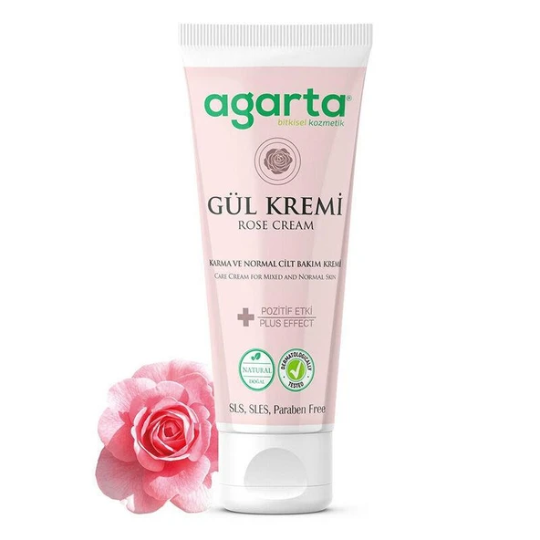 Agarta Doğal Gül El Ve Vücut Bakım Kremi 75 ml