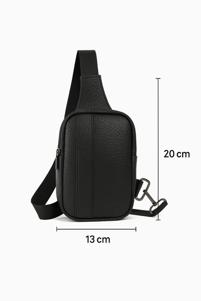 Deri Göğüs Çantası Bodybag Ayarlanabilir Çapraz Askılı 8683255013944 - 4