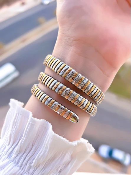 Daniel Klein Yeni Sezon Dolamalı Çelik Kordon 3 Atm 2 Yıl Garantili Kadın Kol Saati+Bileklik 10085.4 - Resim 3