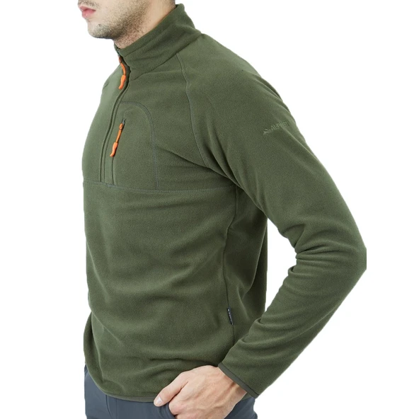 Alpinist Gamma Fermuarlı Erkek Polar Sweet Haki (600508) - 2