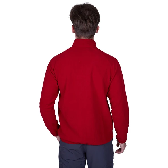 Alpinist Gamma Fermuarlı Erkek Polar Sweet Bordo (600508) - 4