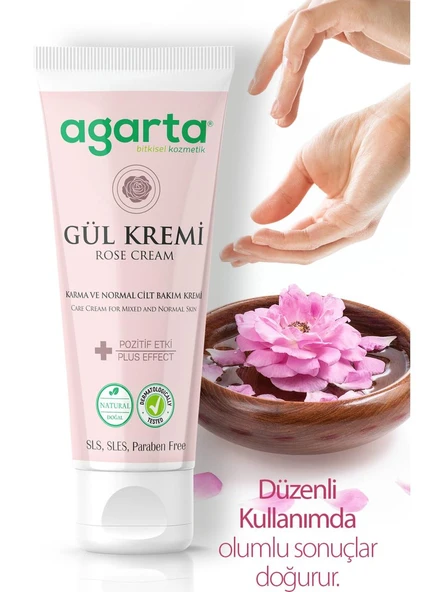 Agarta Doğal Gül El Ve Vücut Bakım Kremi 75 ml - 4