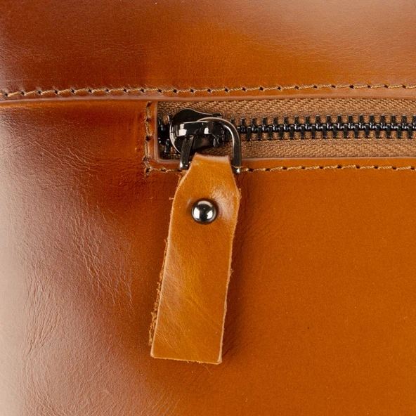 Apollo 13-14 inç Deri Laptop Çantası RST2EF Taba - 5