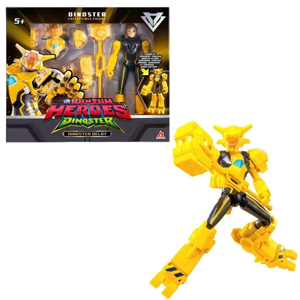Mega Quantum Heroes Dinoster  Aksiyon Figür Delby ürün görseli 1