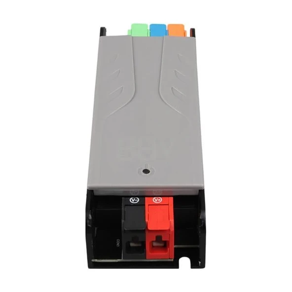 Powermaster PM-26842 12/24/36/48 Volt 3 Amper 60 Watt Metal Kasa Kademeli Adaptör Voltaj Göstergeli 128X42x27mm - Resim 3