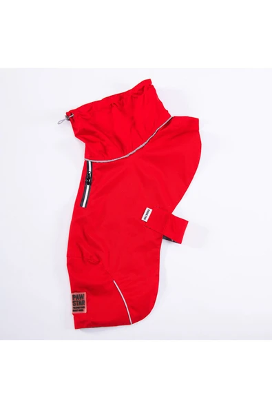 Pawstar Kırmızı Colombia Orta Ve Büyük Irk Köpek Yağmurluğu Köpek Kıyafeti Köpek Elbisesi - Resim 3