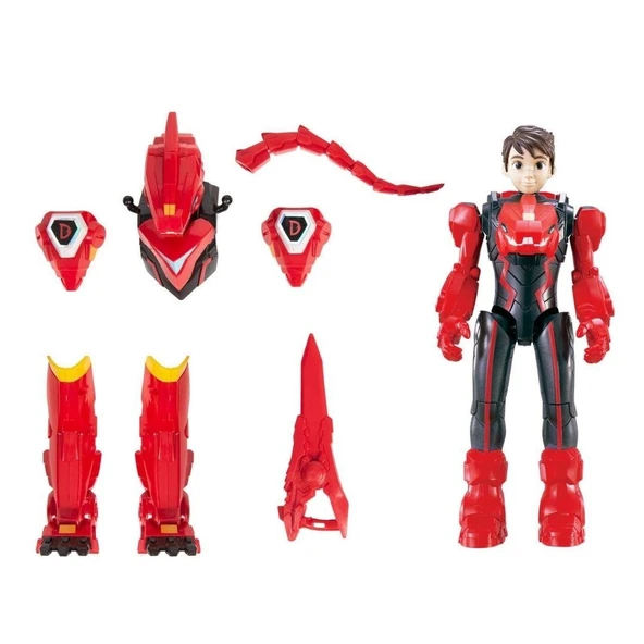 Mega Quantum Heroes Dinoster  Aksiyon Figür Lucio - Resim 3