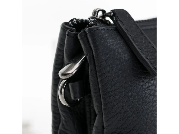 Jaya Portföy Deri Kadın Çantası FL01 Siyah - 3