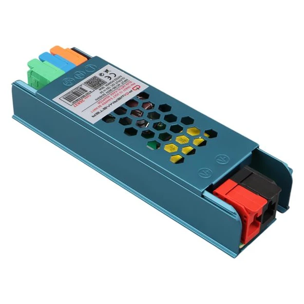 Powermaster PM-26827 12 Volt 3 Amper 36 Watt Slim Metal Kasa Adaptör 116X35x23mm - Resim 2