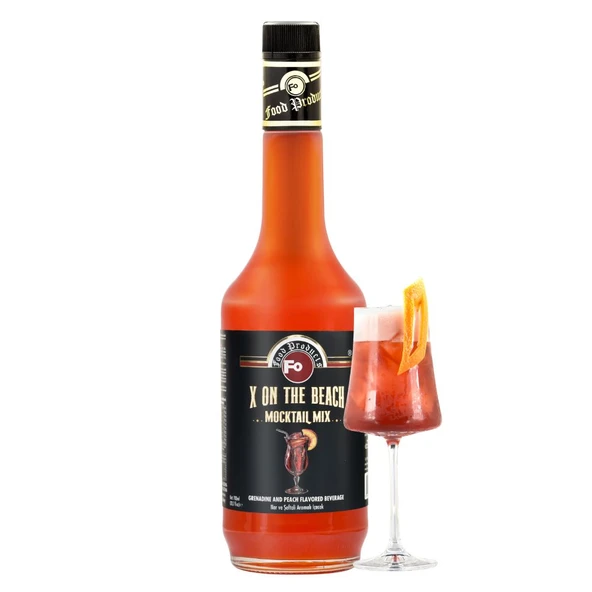 FO Nar ve Şeftali Aromalı İçecek - X On The Beach 700 ml - Resim 2