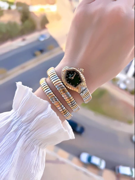 Daniel Klein Yeni Sezon Dolamalı Çelik Kordon 3 Atm 2 Yıl Garantili Kadın Kol Saati+Bileklik 10084.5 - Resim 2