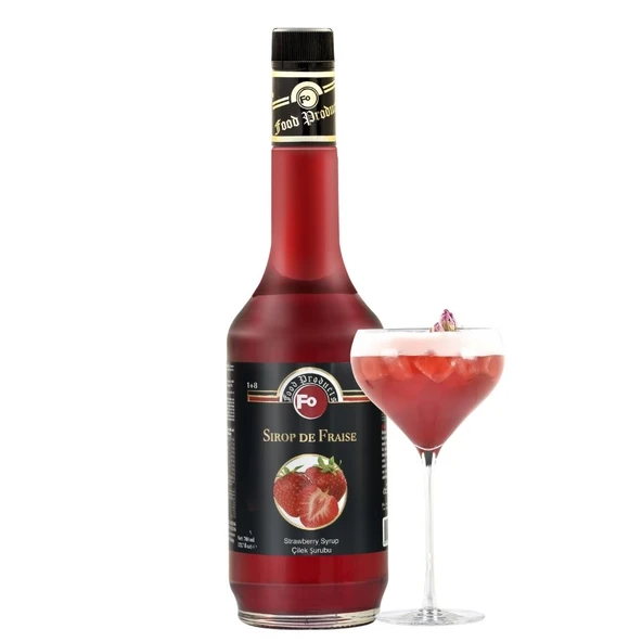 FO Çilekli Şurup 700 ml - Resim 2