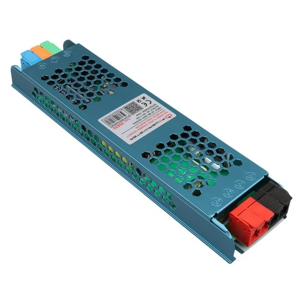 Powermaster PM-26830 12 Volt 10 Amper 120 Watt Slim Metal Kasa Adaptör 208X50x23mm ürün görseli