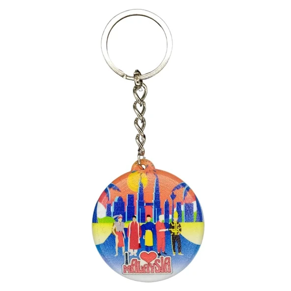 Malezya Temalı Anahtarlık Kapak Açacak ürün görseli