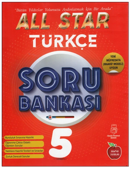 Newton 5. Sınıf Türkçe All Star Soru Bankası