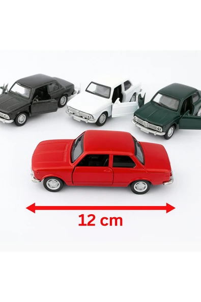 BMW 2002 Ti Model Oyuncak Araba | Çek Bırak Metal | 1:36 Diecast Car 12CM - Resim 3