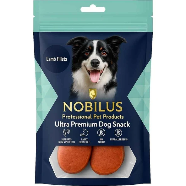 Nobilus Köpek Ödül Maması Kuzu Etli Dilimler 80 Gr ürün görseli 1