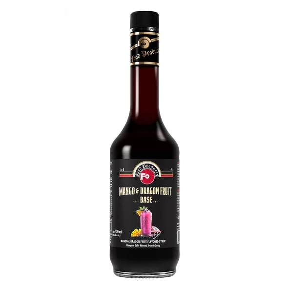 FO Mango ve Ejder Meyvesi Aromalı Baz Şurup 700 ml ürün görseli