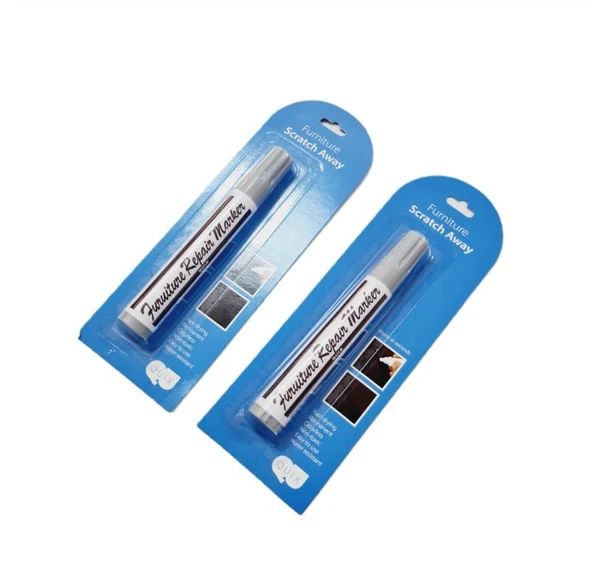 Rötuş Kalemi ANTRASİTGRİ  Renk | Ahşap Rötuş Kalemi / 2 Adet - Resim 2