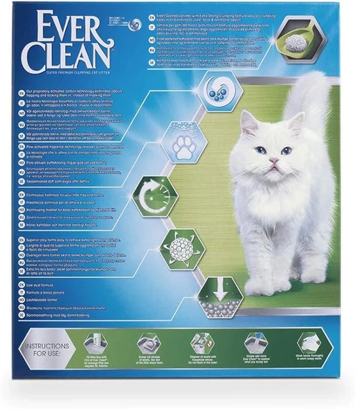 Ever Clean Extra Strength Ekstra Güçlü Kokulu Topaklanan Kedi Kumu 10 Lt - Resim 3