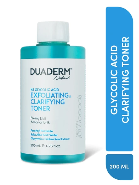Peeling Etkili %5 Glycolic Acid Arındırıcı Tonik 200 ml