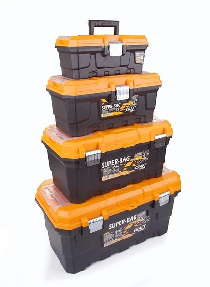 Süper Bag Metal Kilitli Takım Çantası ASR-4030 16'' Craft - Resim 2