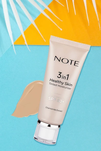 Note 3 in 1 Healthy Skin Renk Ton Eşitleyici Aydınlatıcı Krem SPF50+ 30 ml - 4