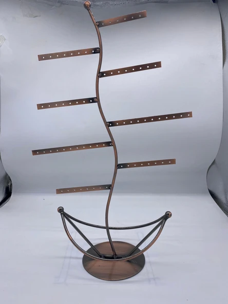 İthal Metal Siyah Renk 46x28 Cm Küpe Standı - 2