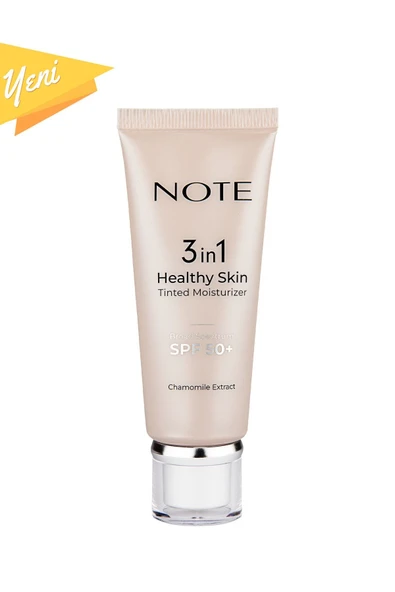 Note 3 in 1 Healthy Skin Renk Ton Eşitleyici Aydınlatıcı Krem SPF50+ 30 ml - 2