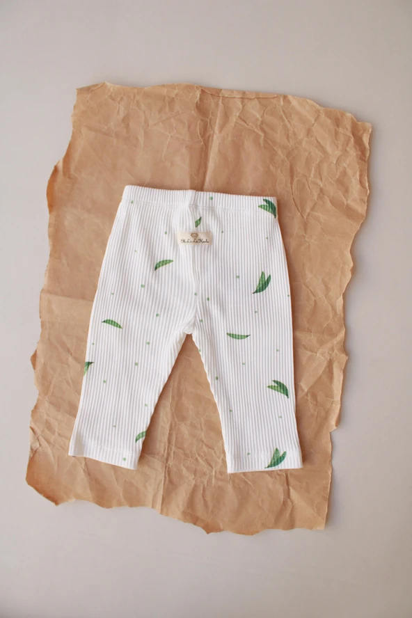 Bezelye Baskılı Tayt - Resim 3