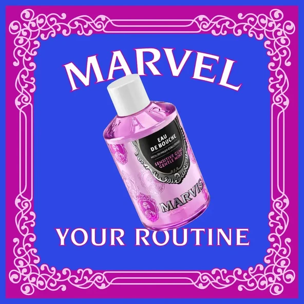 Marvis Sensitive Gum Ağız Bakım Suyu 400 ml - Resim 3