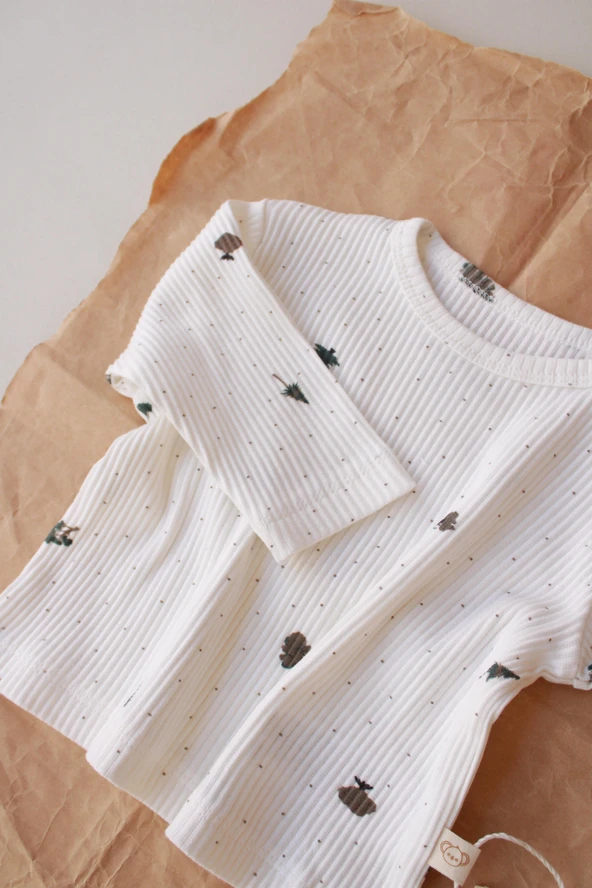 Ağaç Desenli Üst - Resim 3