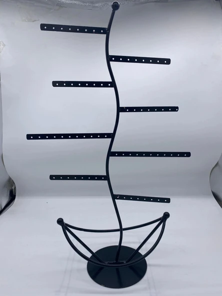 İthal Metal Siyah Renk 46x28 Cm Küpe Standı ürün görseli