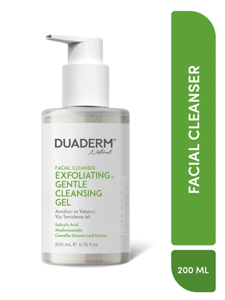 DUADERM FACIAL CLEANSER ARINDIRICI VE YATIŞTIRICI YÜZ TEMİZLEME JELİ 200 ML