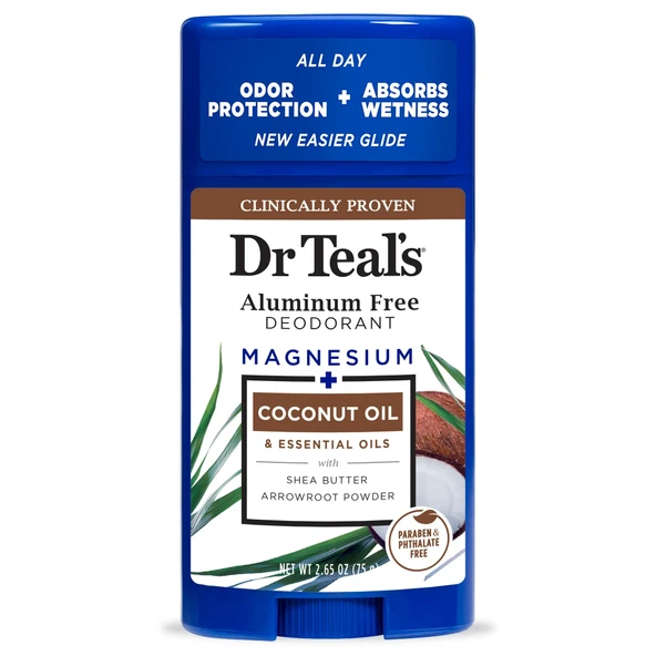 Dr Teal's Alüminyum İçermeyen Hindistan Cevizi Yağlı Deodorant 75 GR
