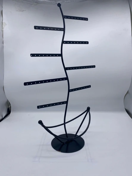 İthal Metal Siyah Renk 46x28 Cm Küpe Standı - Resim 2