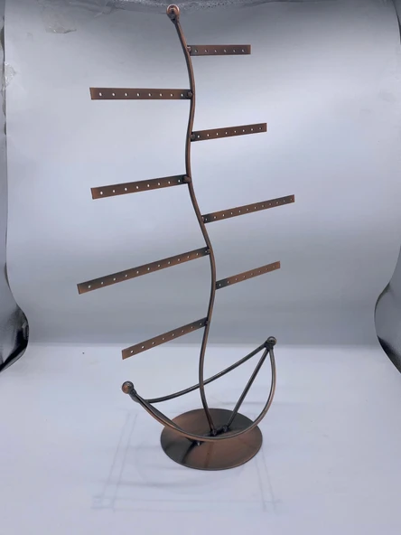 İthal Metal Siyah Renk 46x28 Cm Küpe Standı - 3