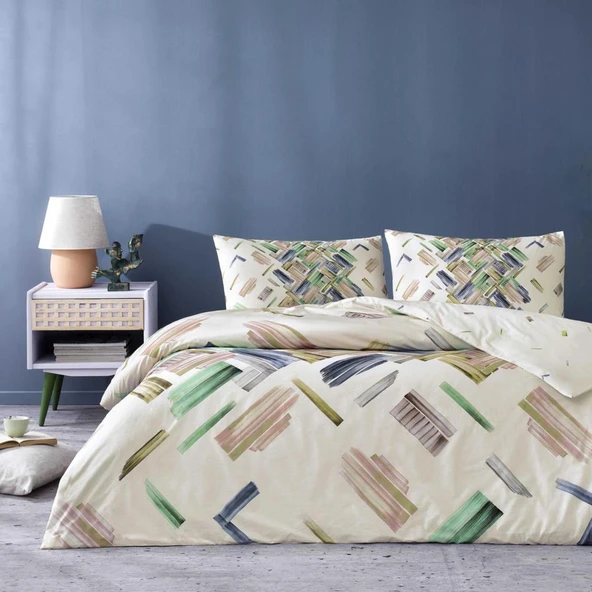 Çift Kişilik Ranforce Nev Takımı Rafael Yeşil ürün görseli